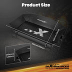 Intercooler Air Guide Plates Kit Universal 24x12x3" Bar & Plate