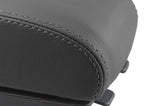 Leather Console Lid Pull Over Cover for Hyundai Tucson (2005–2009) Gray