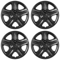 17' 5 Spoke Gloss Black Wheel Cover Hubcaps - Upgrade Your Auto XIEUH223