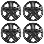 17' 5 Spoke Gloss Black Wheel Cover Hubcaps - Upgrade Your Auto XIEUH223