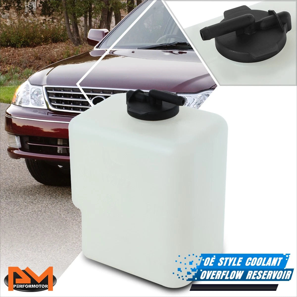 Coolant Fluid Reservoir Overflow Bottle w/Cap for Toyota Avalon (2000–2004)