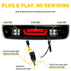Black LED Third Brake Light for Dodge Ram 1500 (2009-2018)