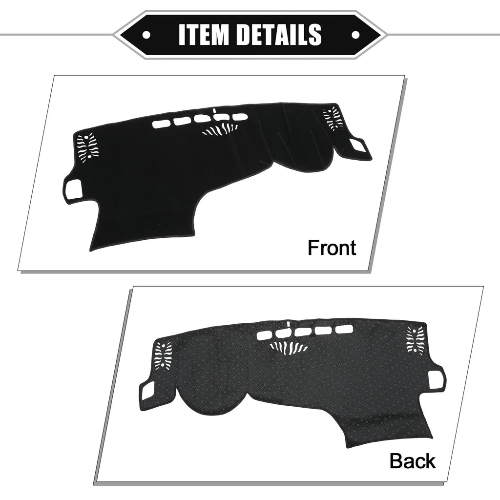 Dashboard Cover Mat for Lexus NX250 NX350 (2022–2023) Black