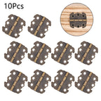 10pcs Butterfly Hinges for Jewelry Chest Cabinet