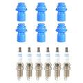 Set of 6 Bosch Double Platinum Spark Plugs & Denso Ignition Coil Boot Kit for SC300 (1992–2000)