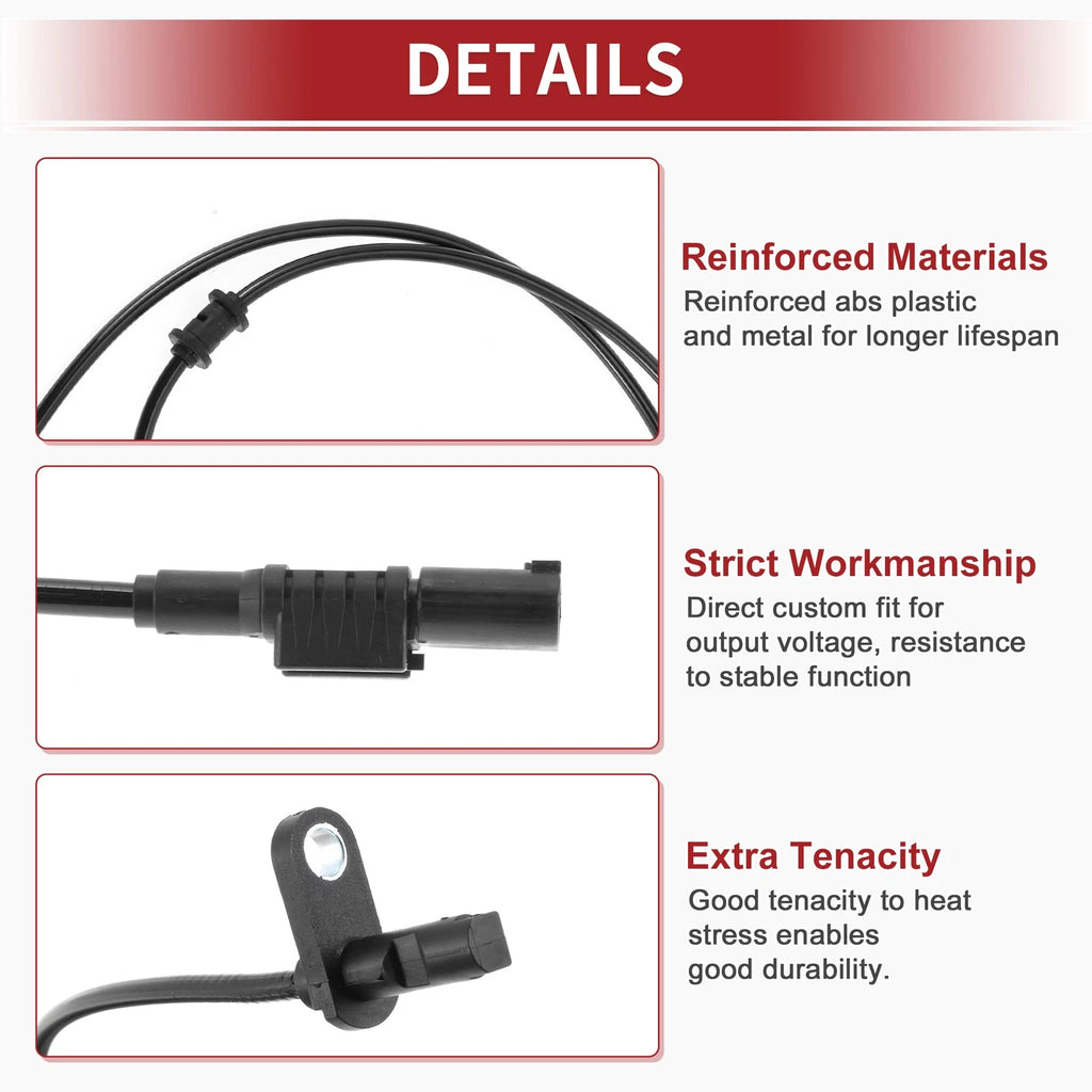 ABS Wheel Speed Sensor No. 2305401617 for Mercedes-Benz SL63 (2009–2012)