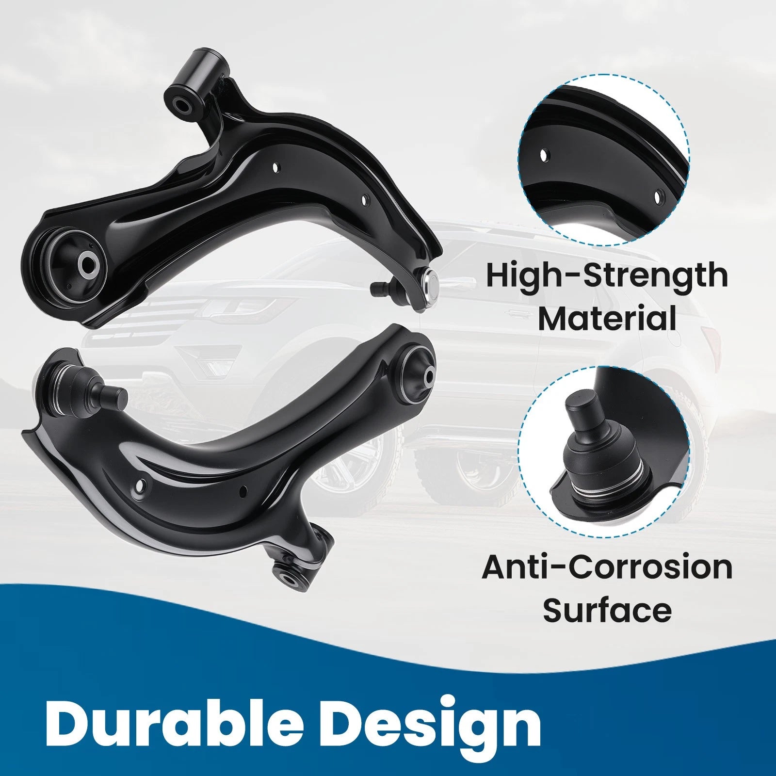 Front Lower Control Arms Tie Rods for Nissan Sentra NV200 City Express (2013–2019)