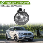 1 Pc Fog Light Grill for BMW X6 (2013–2015) No. 63177311351 Clear