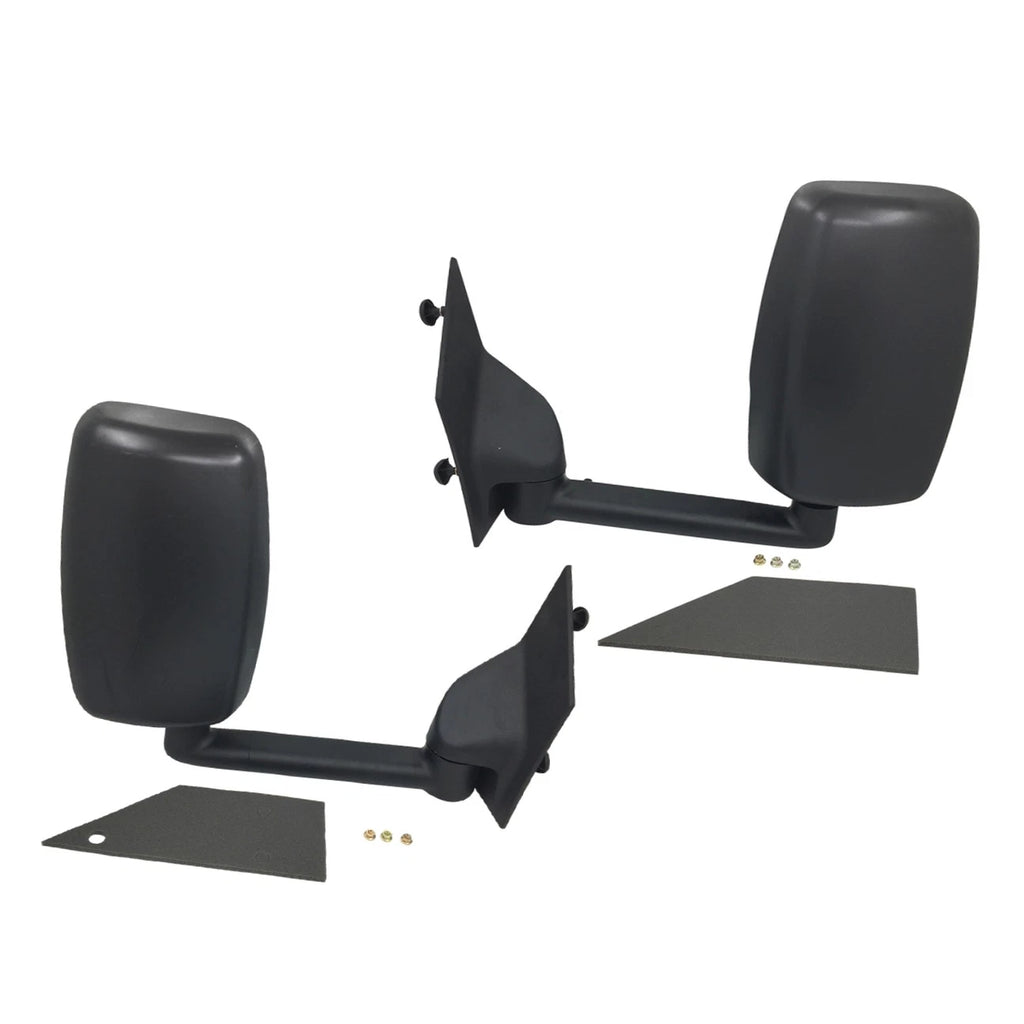 Pair Manual Side View Mirror Dual Glass for Chevy Express GMC Savana (2003–2023)