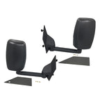 Pair Manual Side View Mirror Dual Glass for Chevy Express GMC Savana (2003–2023)