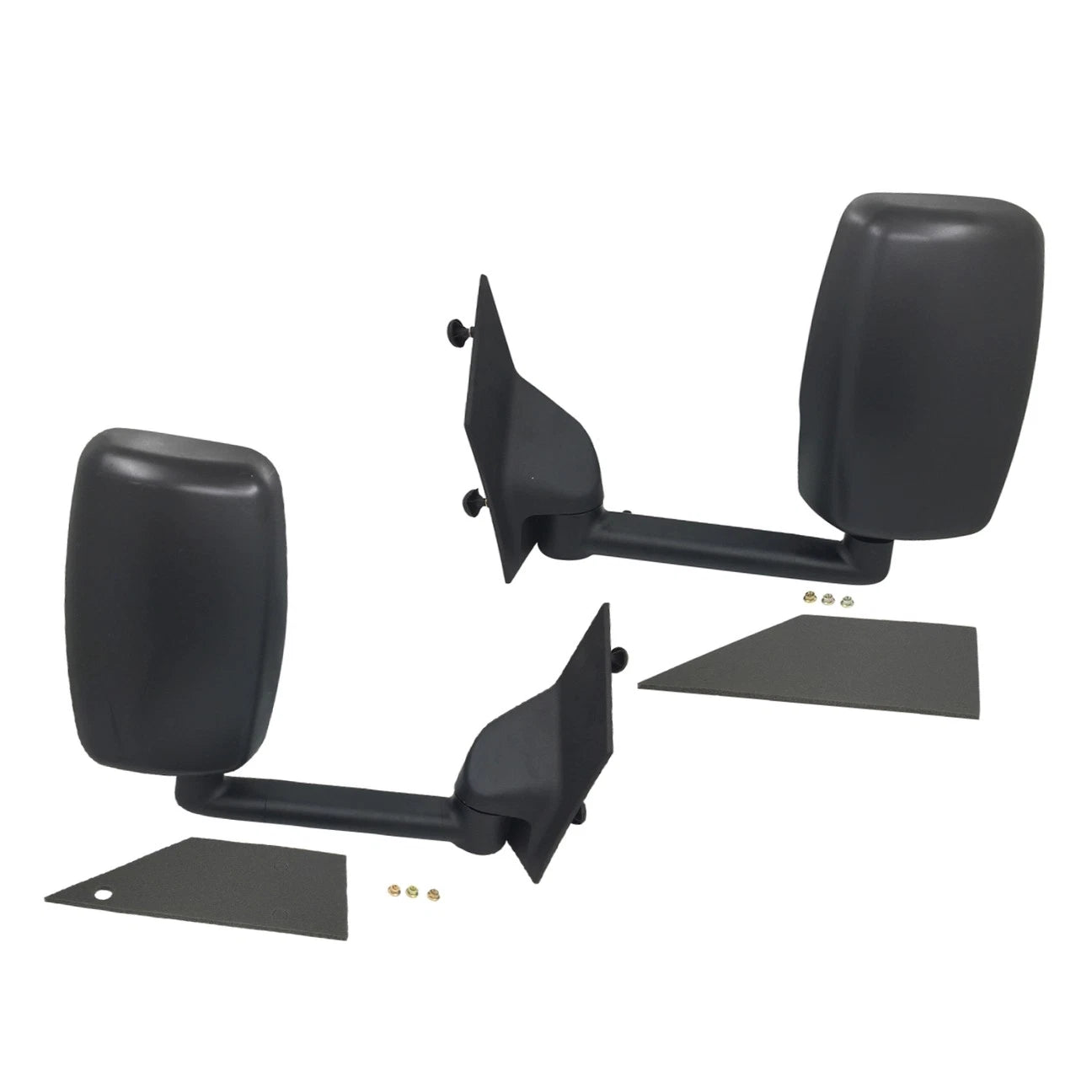 Pair Manual Side View Mirror Dual Glass for Chevy Express GMC Savana (2003–2023)