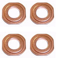 4pc Fuel Injector Seal Kit for Audi A6 Quattro (2005–2006)