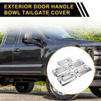 Set of 1 Exterior Door Handle Cover for Ford F-150 (2004–2014) Silver Tone