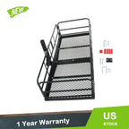 Hitch Mount Cargo Carrier for Universal Vehicles (500LB Capacity, 60"x24"x14")