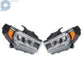 Set of 2 Headlamps for GMC Acadia SL/SLE (2020–2023) LED Chrome