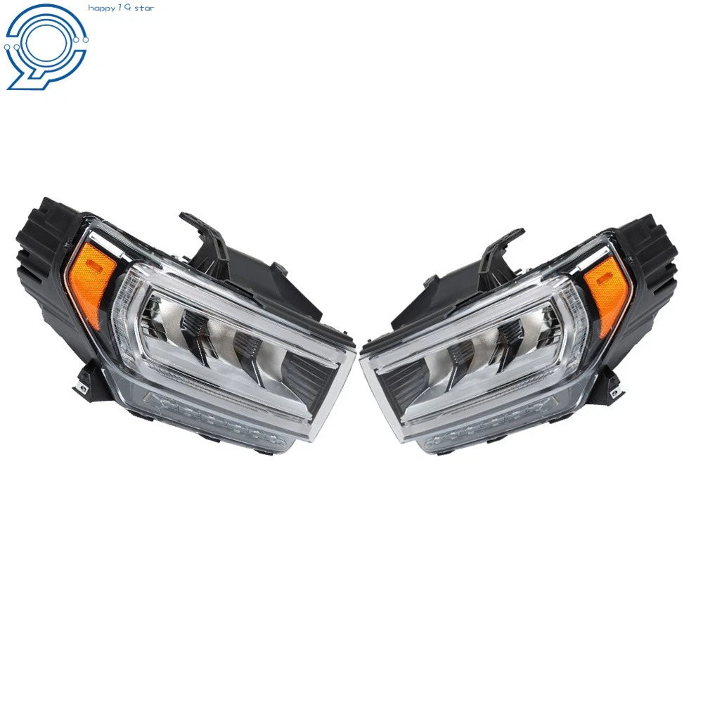 Set of 2 Headlamps for GMC Acadia SL/SLE (2020–2023) LED Chrome