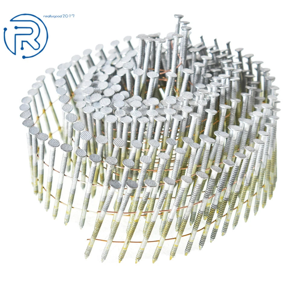 Coil Siding Nails 1-1/2"×0.092" Full Round-Head 3600 Count