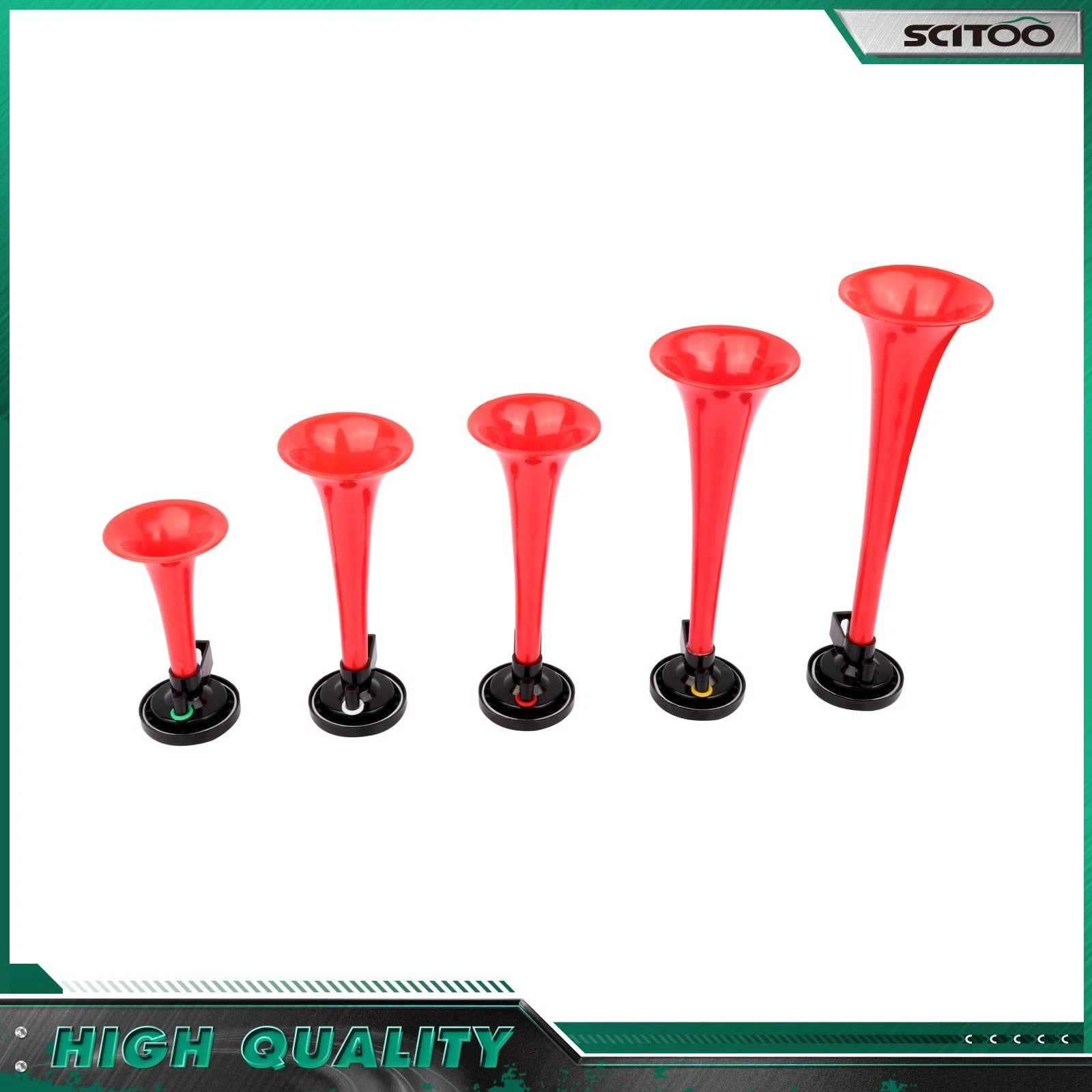 5 Trumpet Musical Air Horn for Car Truck Train