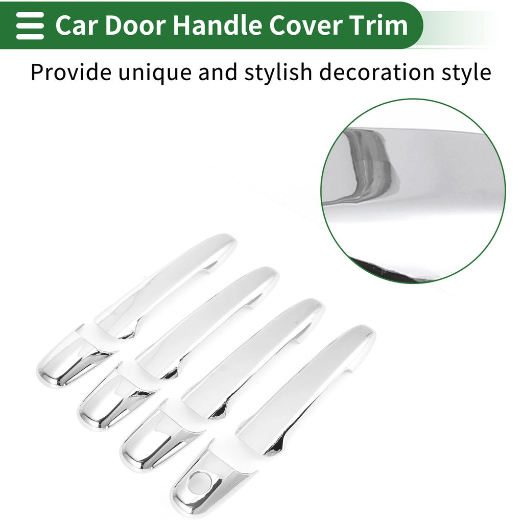 Car Door Handle Cover Trim for Mazda 2 3 5 6 (2003–2023) Silver Tone