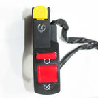 4 Pin Female Plug Kill Switch + Start Button for 110cc 125cc PIT Quad ATV