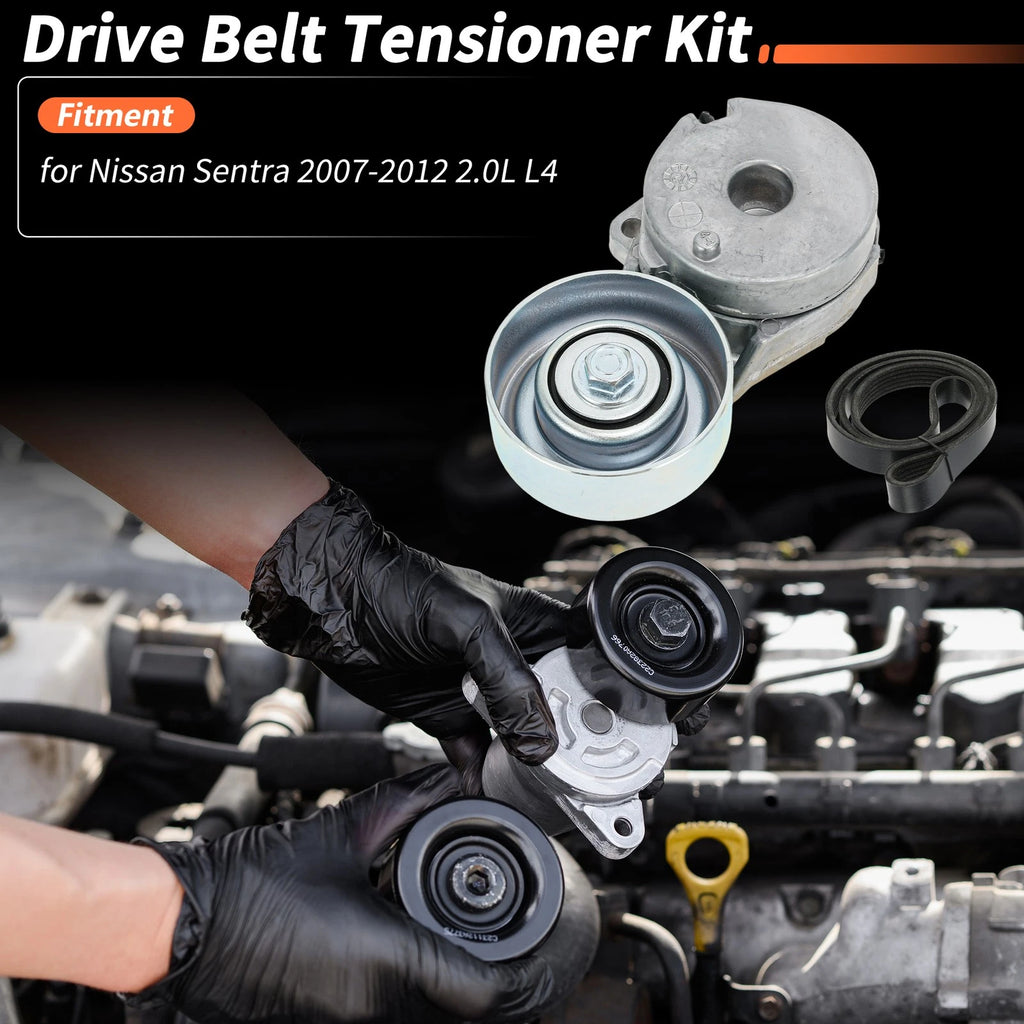Drive Belt Tensioner Kit for Nissan Sentra (2007–2012) 90K-39162A