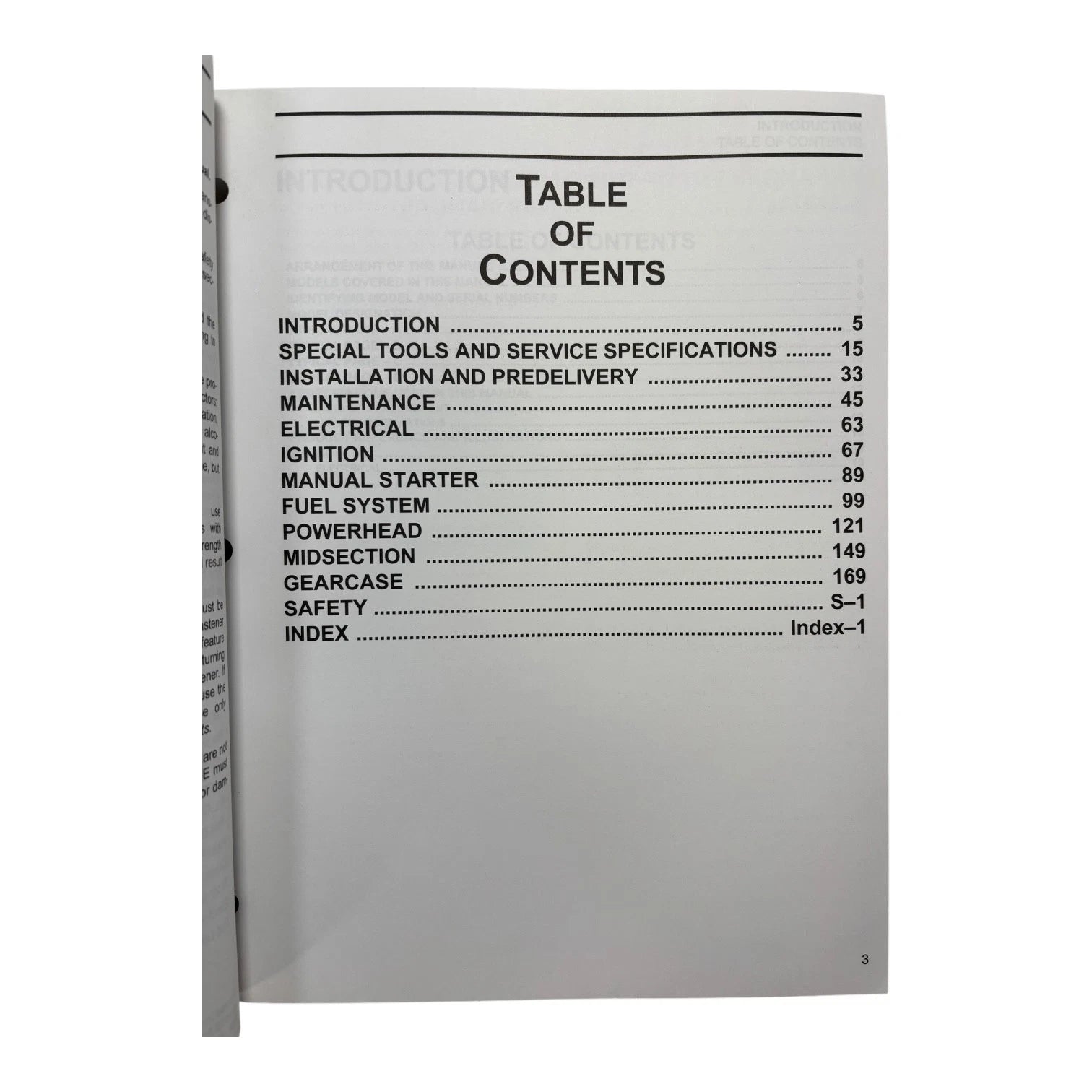 Service Manual for Evinrude Johnson ST 55 WRL (2003) 5005483