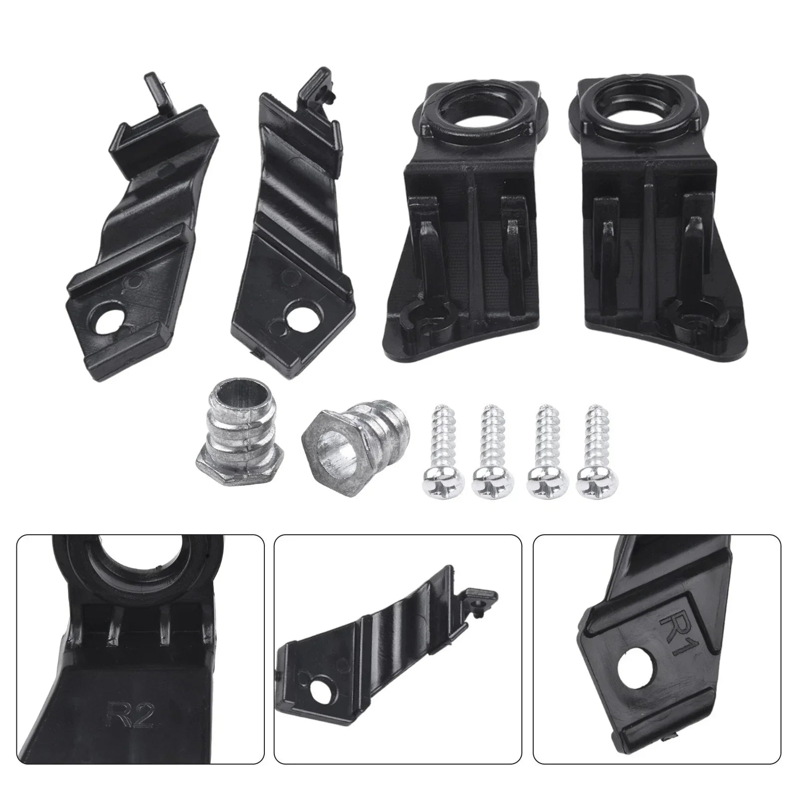 2 x HEADLAMP HEADLIGHT BRACKET TAB REPAIR for GOLF MK5 (2003–2009)