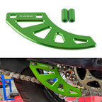 Aluminum Chain Guard Protector Kit for Kawasaki KLR650 (2008–2018) - Green