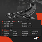Front Left Lower Control Arm with Ball Joint for Nissan Sentra (2007-2012)