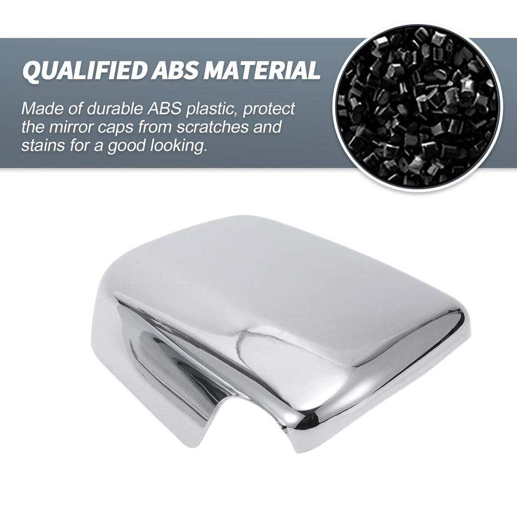 Pair Chrome Plated Rearview Mirror Cover Overlay for Lexus RX300 (1999–2003)