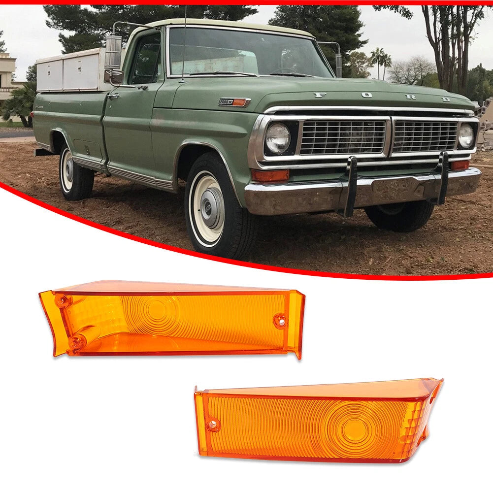 Parking Light Turn Signal Lens Kit for Ford Pickup Truck (1970–1972)