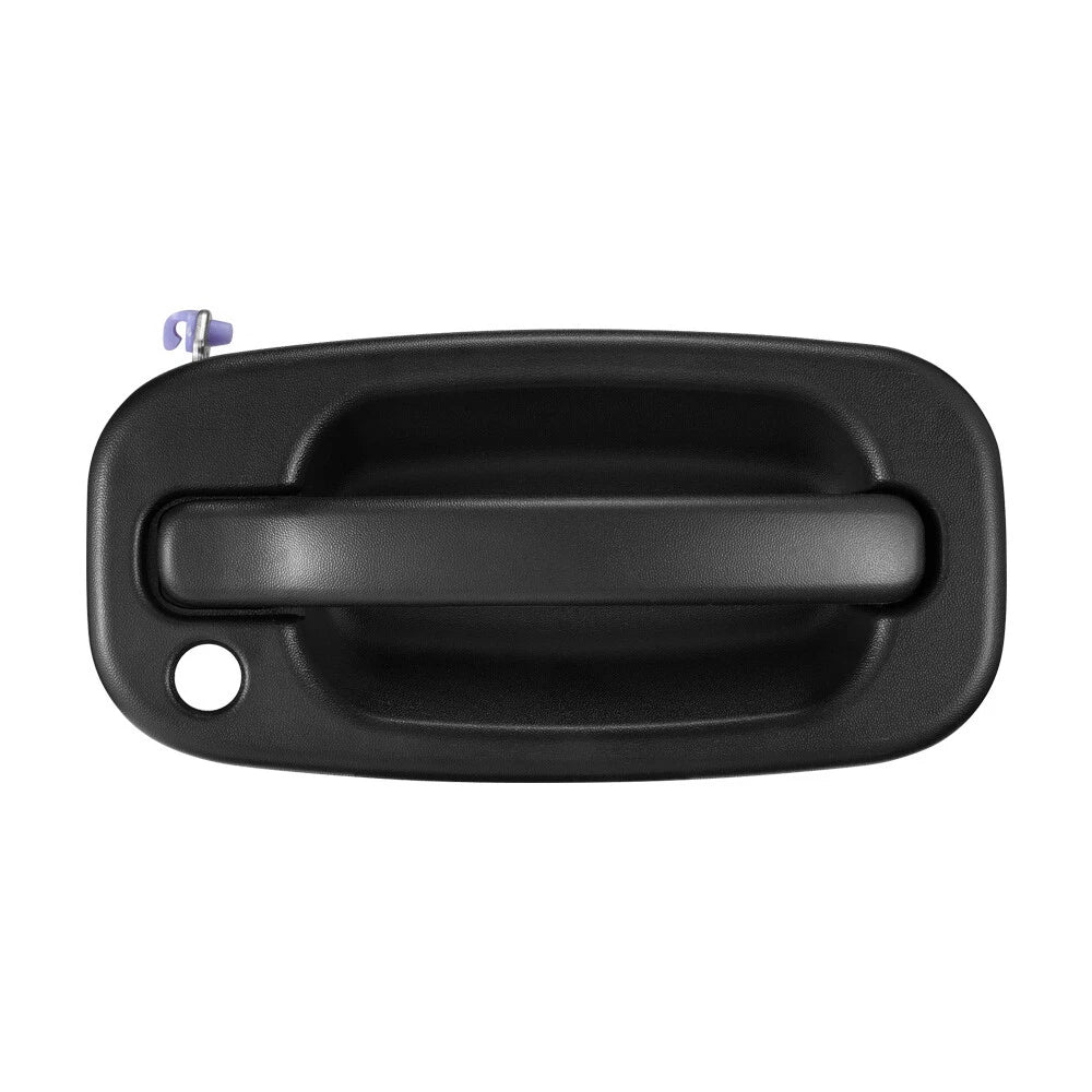 Outer Door Handle for Chevy Silverado 2500 (1999-2004) - Black, Bolt-On