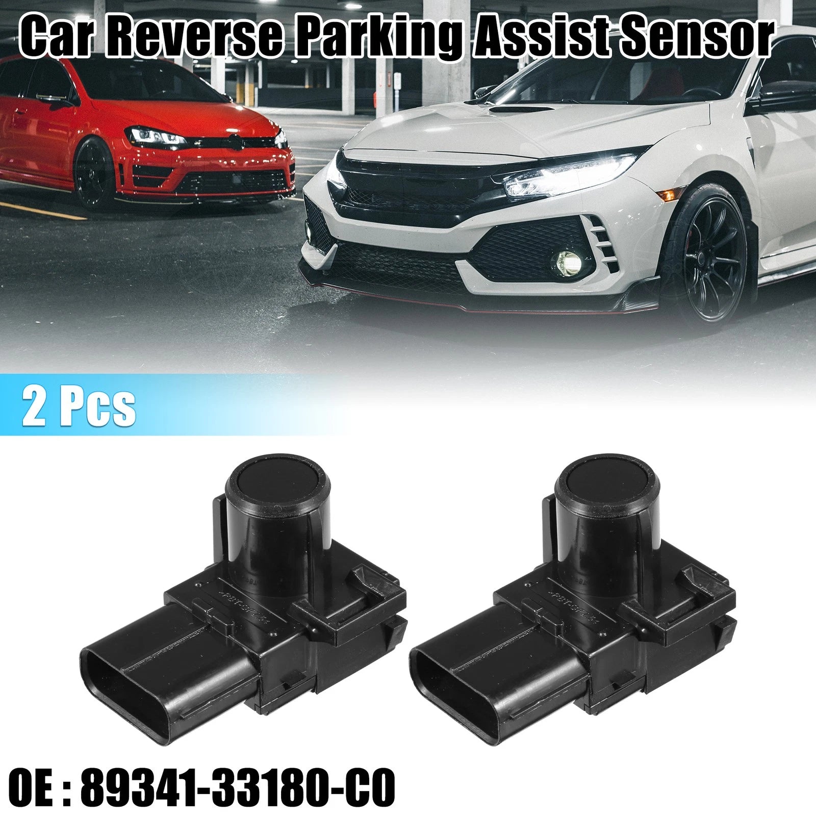 2X PDC Reverse Parking Assist Sensor for Toyota (89341-33180-C0)
