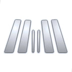 Chrome Pillar Post Covers 6Pc for Jaguar X Type (2002–2009)