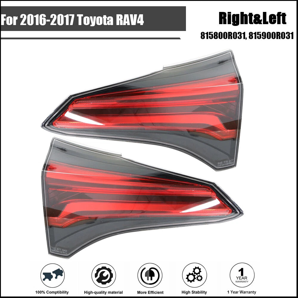 Taillight Assembly Set for Toyota RAV4 (2016–2017) Left + Right Side