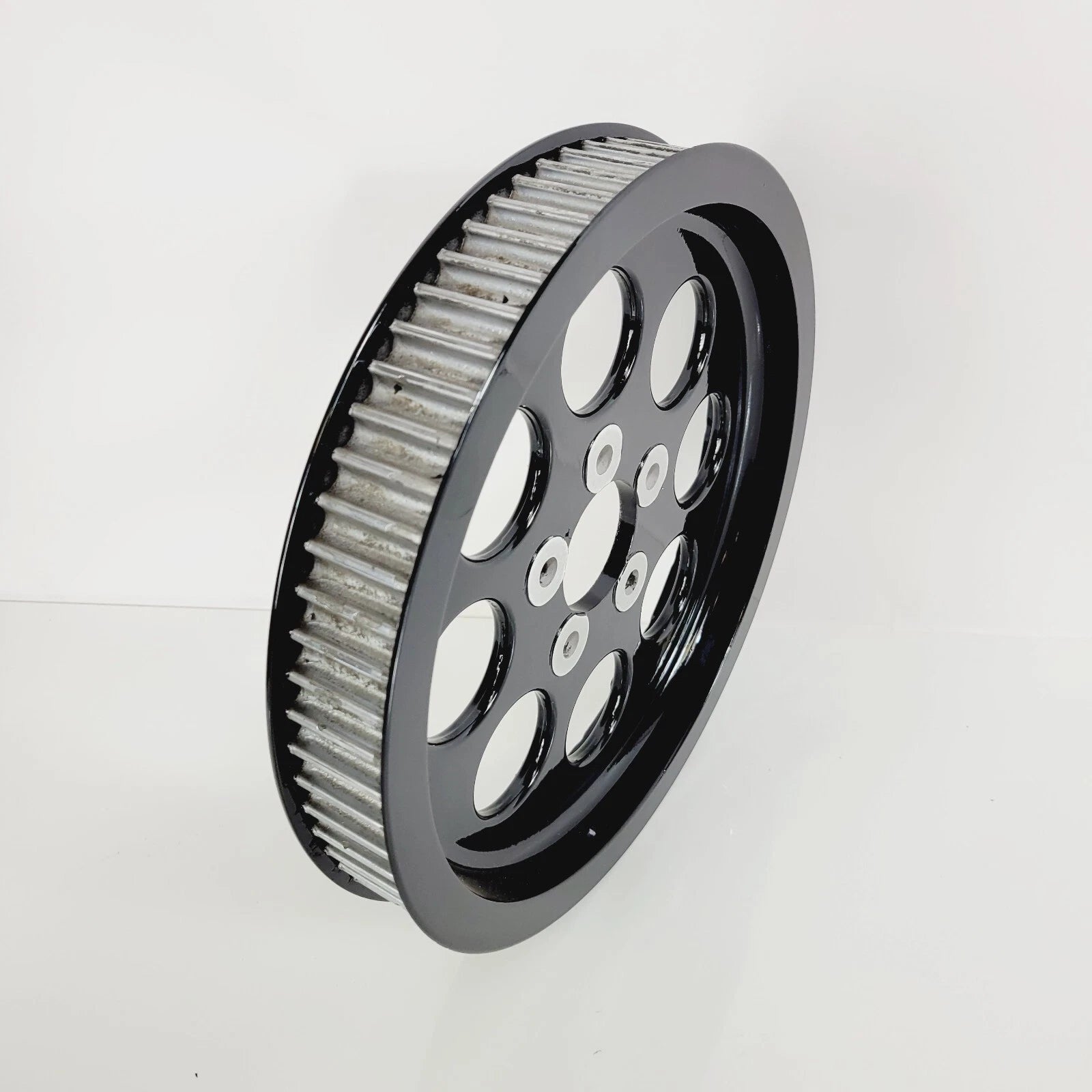 1.5" Wide 70T Gloss Black Pulley for Harley FXR Super Glide (1982–1994, 1999–2000)