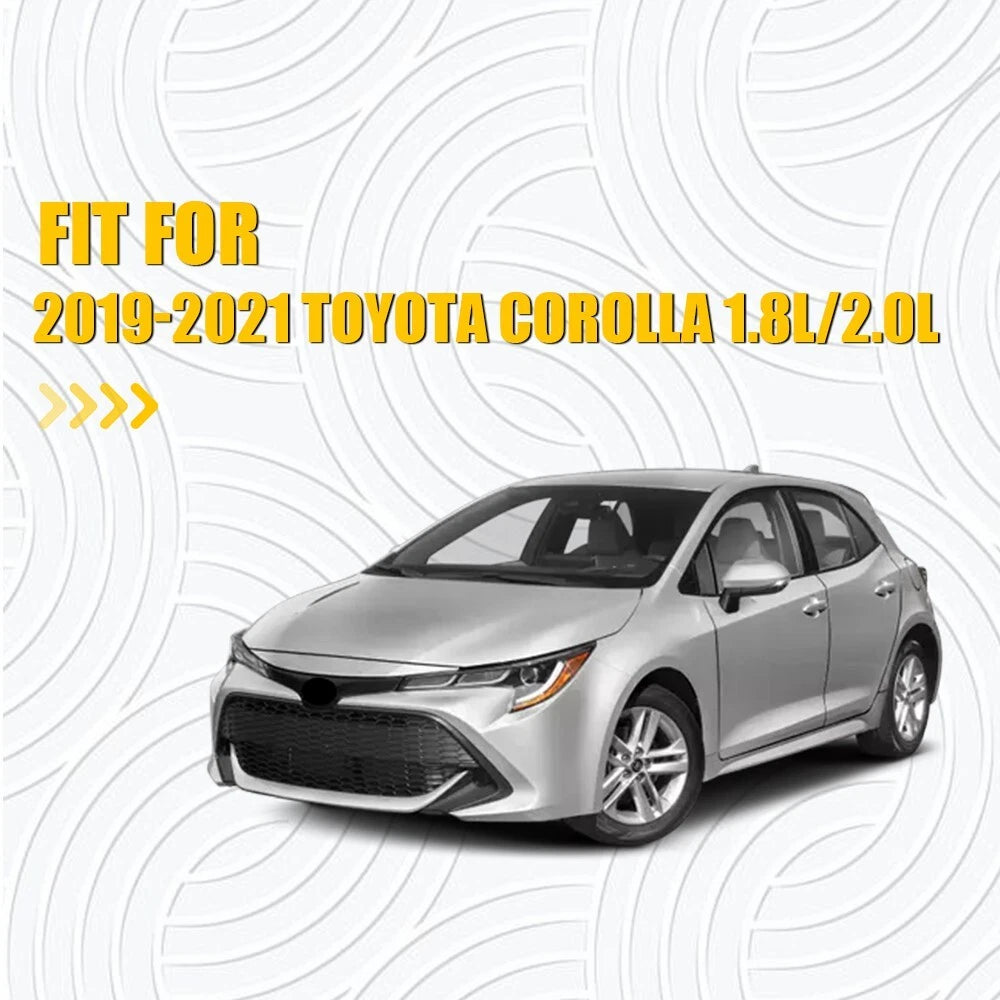 Set of 2 Side Mirror Trim Triangle Covers for Toyota Corolla (2019–2021)