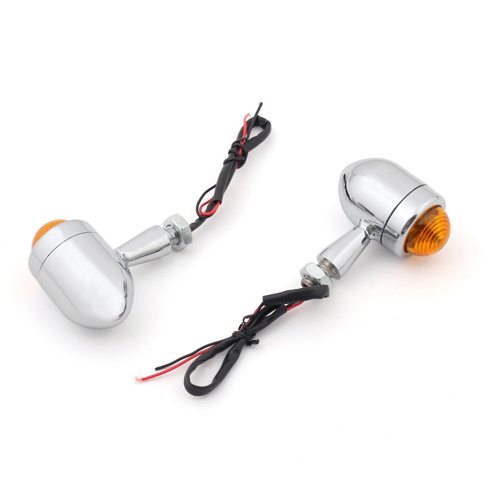 2X Bullet Mini Heavy Duty Motorcycle Turn Signal Indicators Light Blinkers for Motorcycle