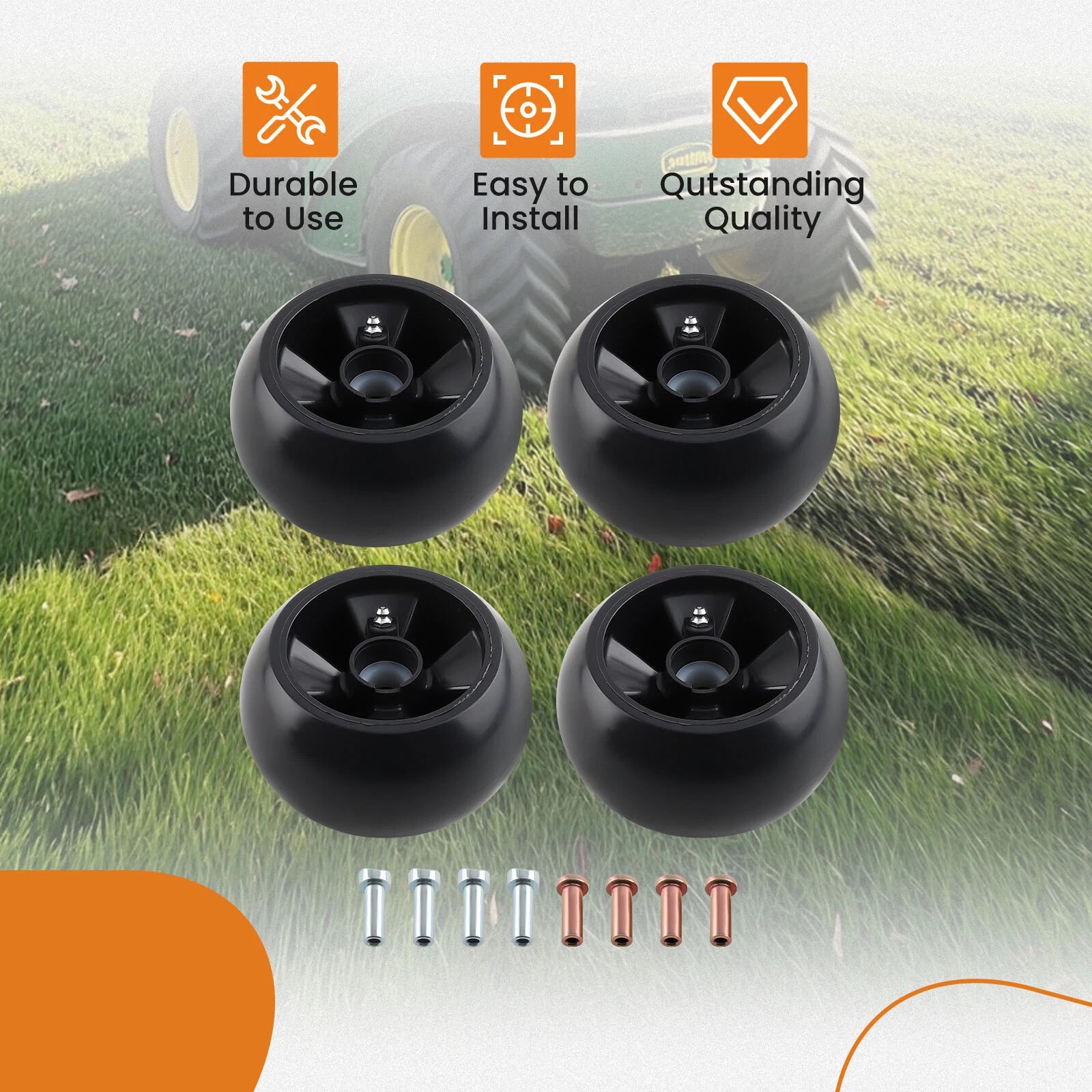 Deck Gauge Wheel Kit for AM125172 4 Pack for GT Series (2012–2016)