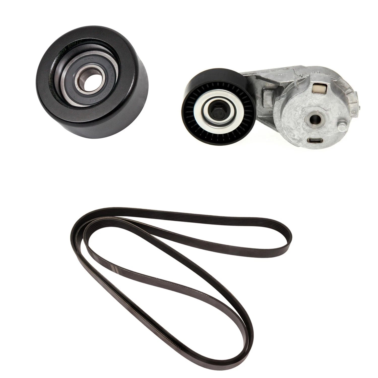 Drive Belt Idler Pulley Tensioner Kit for GMC Envoy (2002–2009)