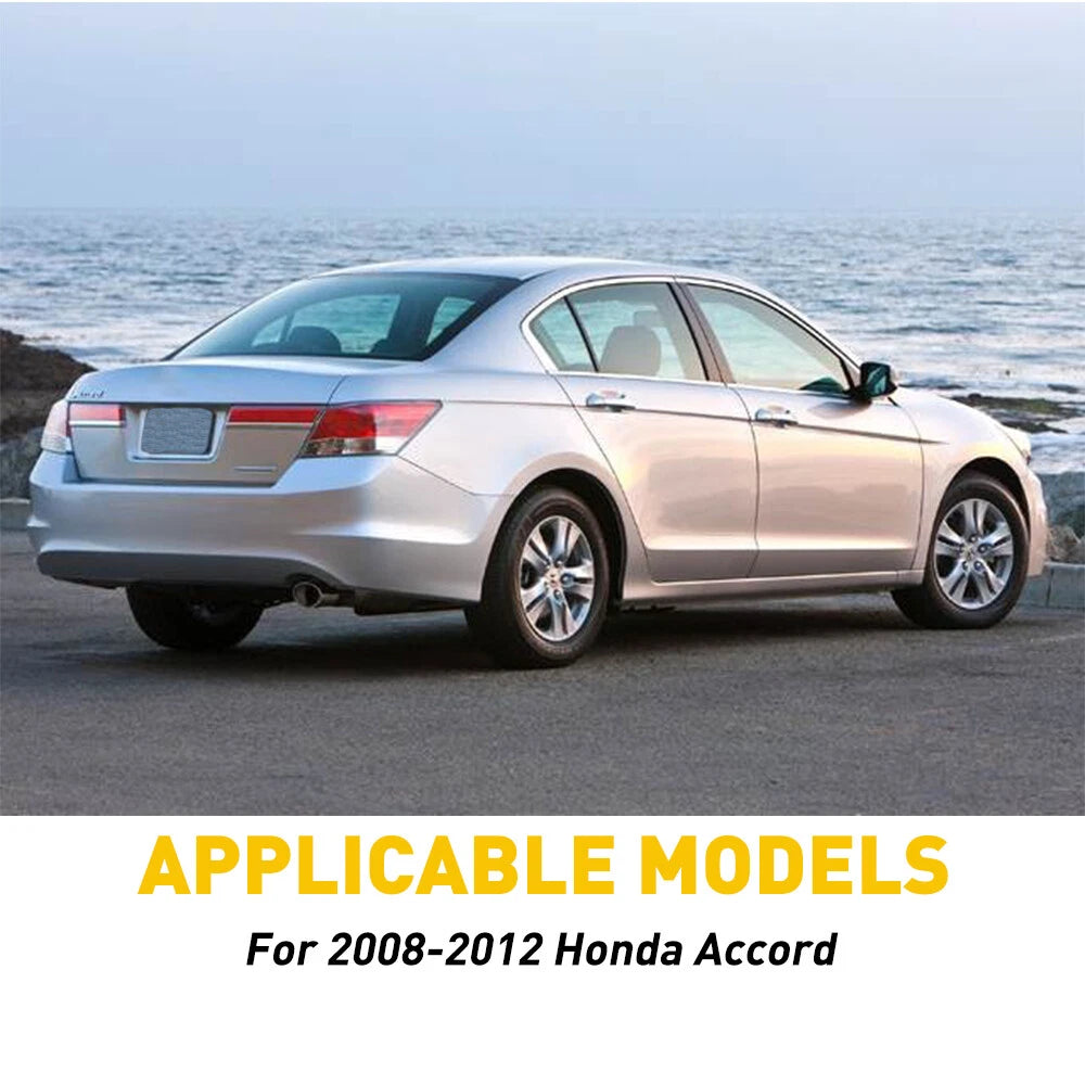 Set of 6 Pillar Black Post Door Trim for Honda Accord (2008–2012)