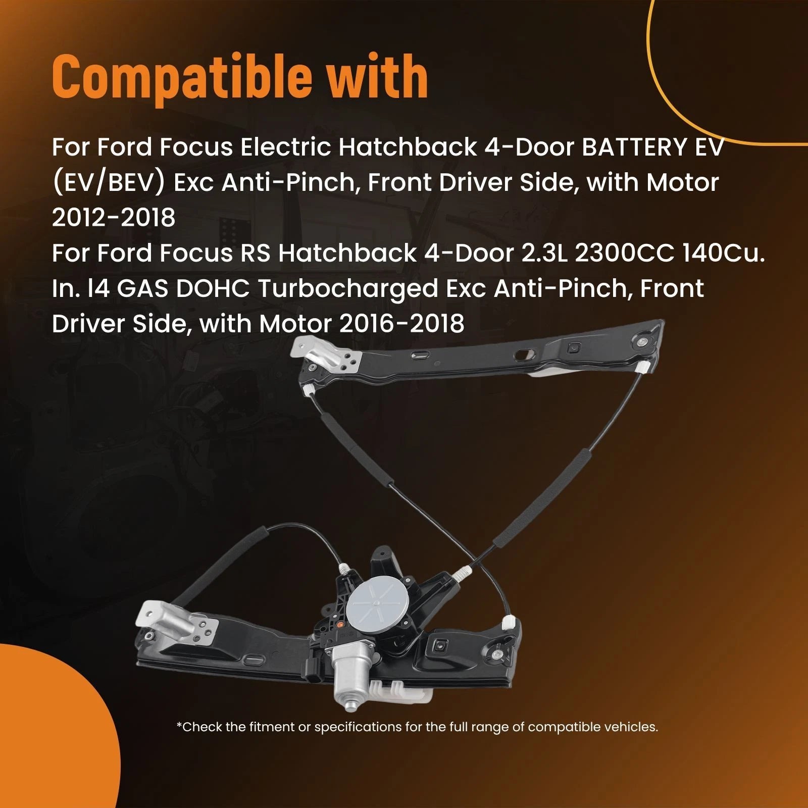 Electric Window Lifter for Ford Focus Sedan (2012–2018) BM5Z