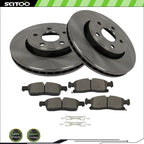 Front Brake Pad & Rotor for Jeep Grand Cherokee (2018) 12.99 in. Diameter