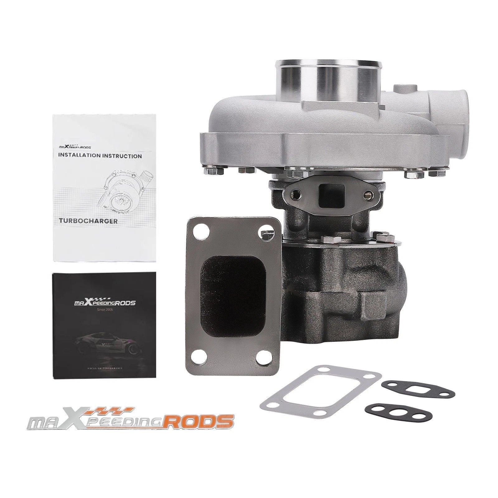 Turbocharger T04E T3/T4 .57 A/R 74.2 Trim 400+HP 5 Bolt Flange