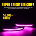 Set of 2 LED Bumper Side Marker Lights for Dodge Charger (2015–2022)
