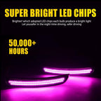 Set of 2 LED Bumper Side Marker Lights for Dodge Charger (2015–2022)