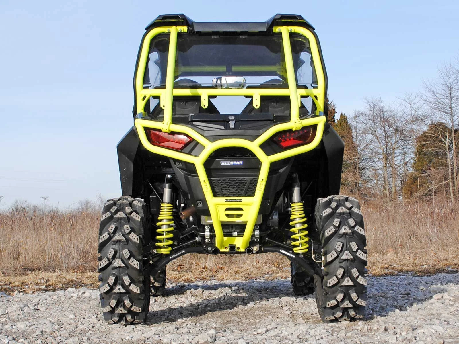 SuperATV High Clearance Rear Offset A-Arms for Polaris RZR S 1000/S4 (2014–2021)