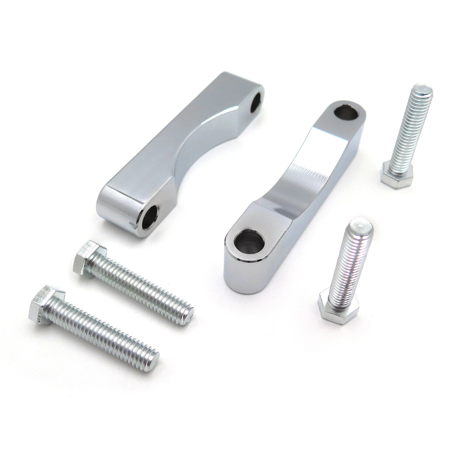 Set of 2 Chrome CNC Aluminum 0.75" Front Fender Spacers for Harley Touring (1984–2013)