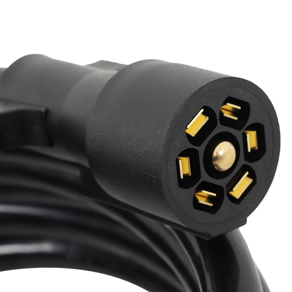 7-Way Trailer Cable Cord for Universal Use (16 Feet)