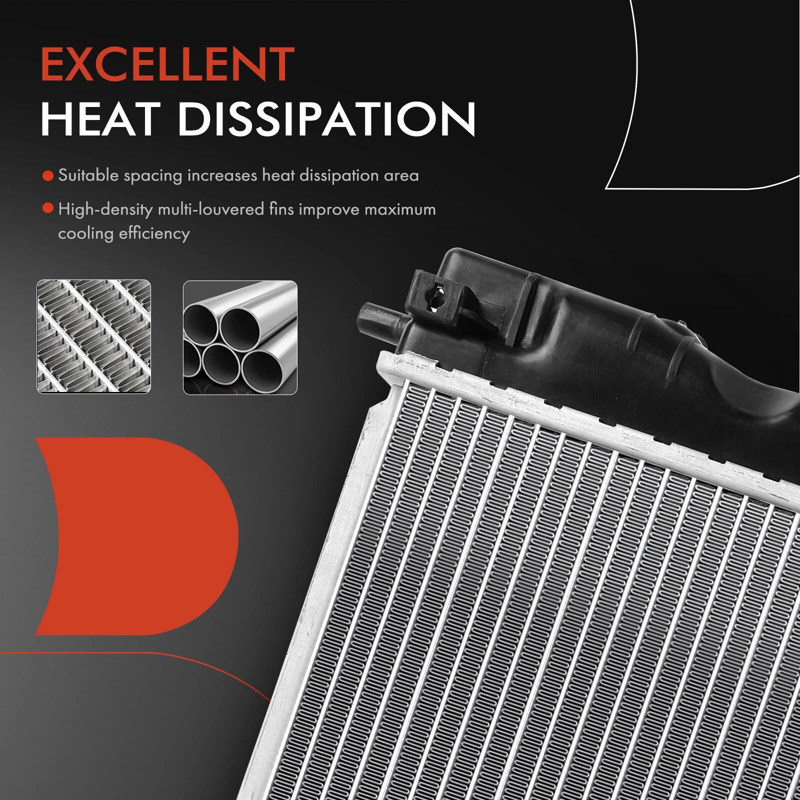 Radiator for Chevrolet Aveo/Aveo5, Pontiac G3 (2009–2011)